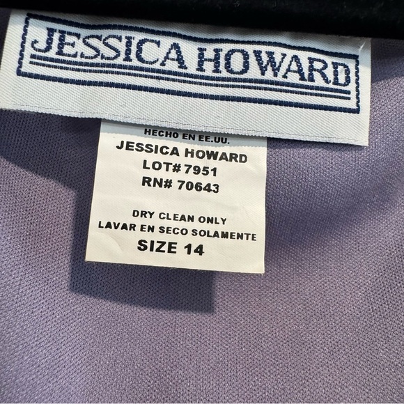 Jessica Howard Maxi Floral Sundress V-Neck Short Sleeve Cottage Garden Modest 14 - Picture 6 of 7